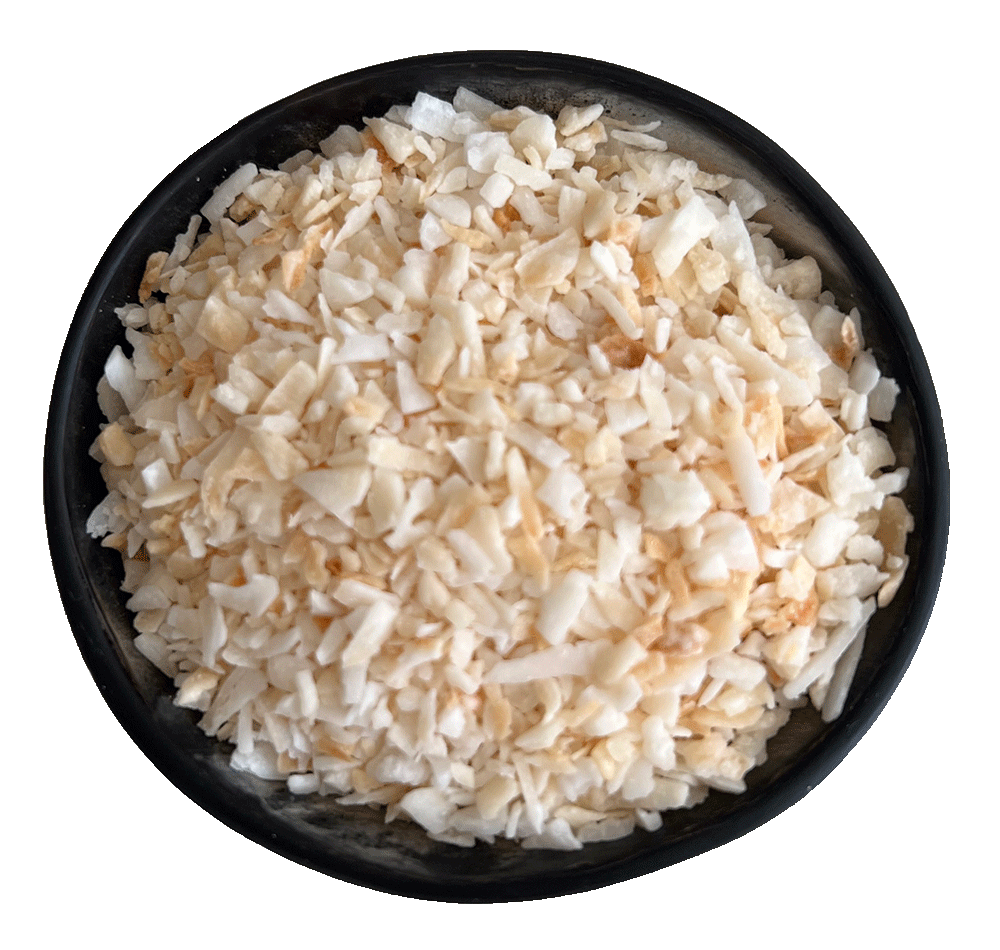 Organic Toasted Sweetened Salted Coconut Chiplets (Medium) - 25 lb Carton