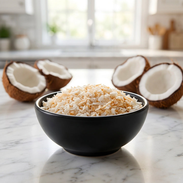 Organic Toasted Sweetened Salted Coconut Chiplets (Medium) - 25 lb Carton