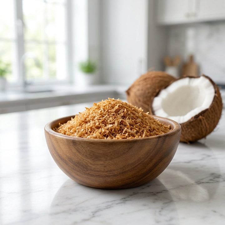 Organic Toasted Coconut Flakes (Fine Cut) - 25 lb Carton
