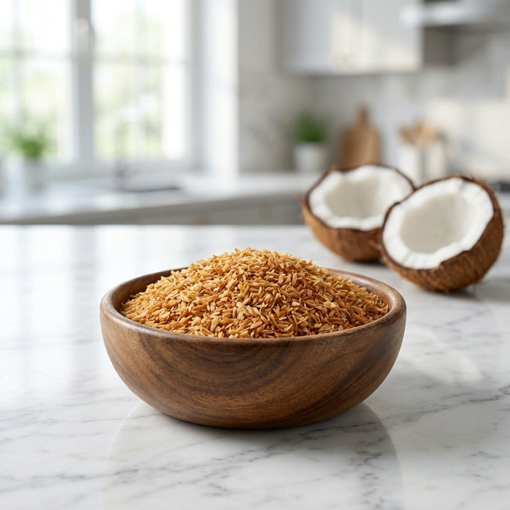 Organic Toasted Coconut Flakes (Medium Cut) - 25 lb Carton